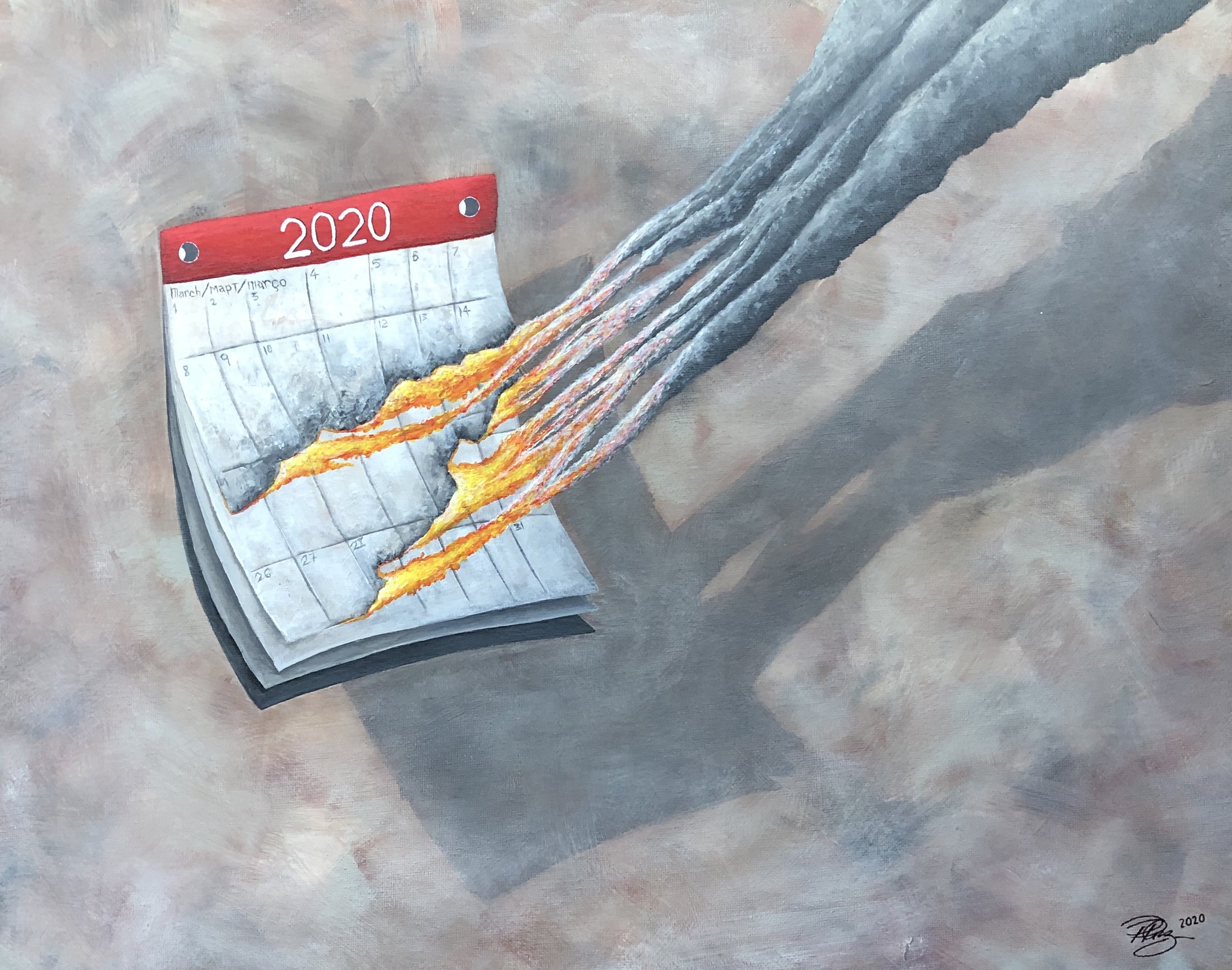 2020 - 12/2020 - 16" x 20" (40.6 cm x 50.8 cm)