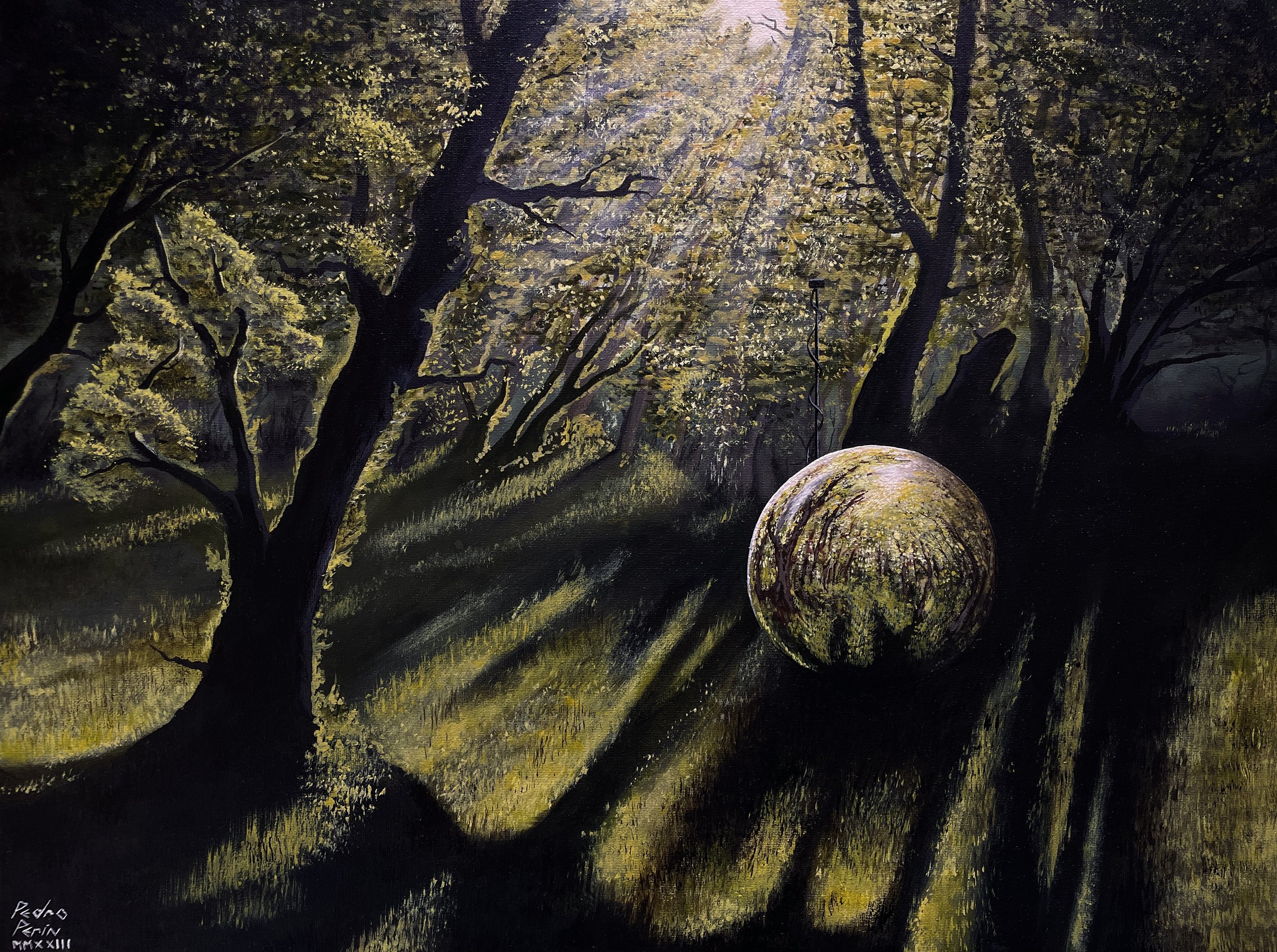 Hideout - 03/2023 - 18" x 24" (45.7 cm x 61.0 cm)