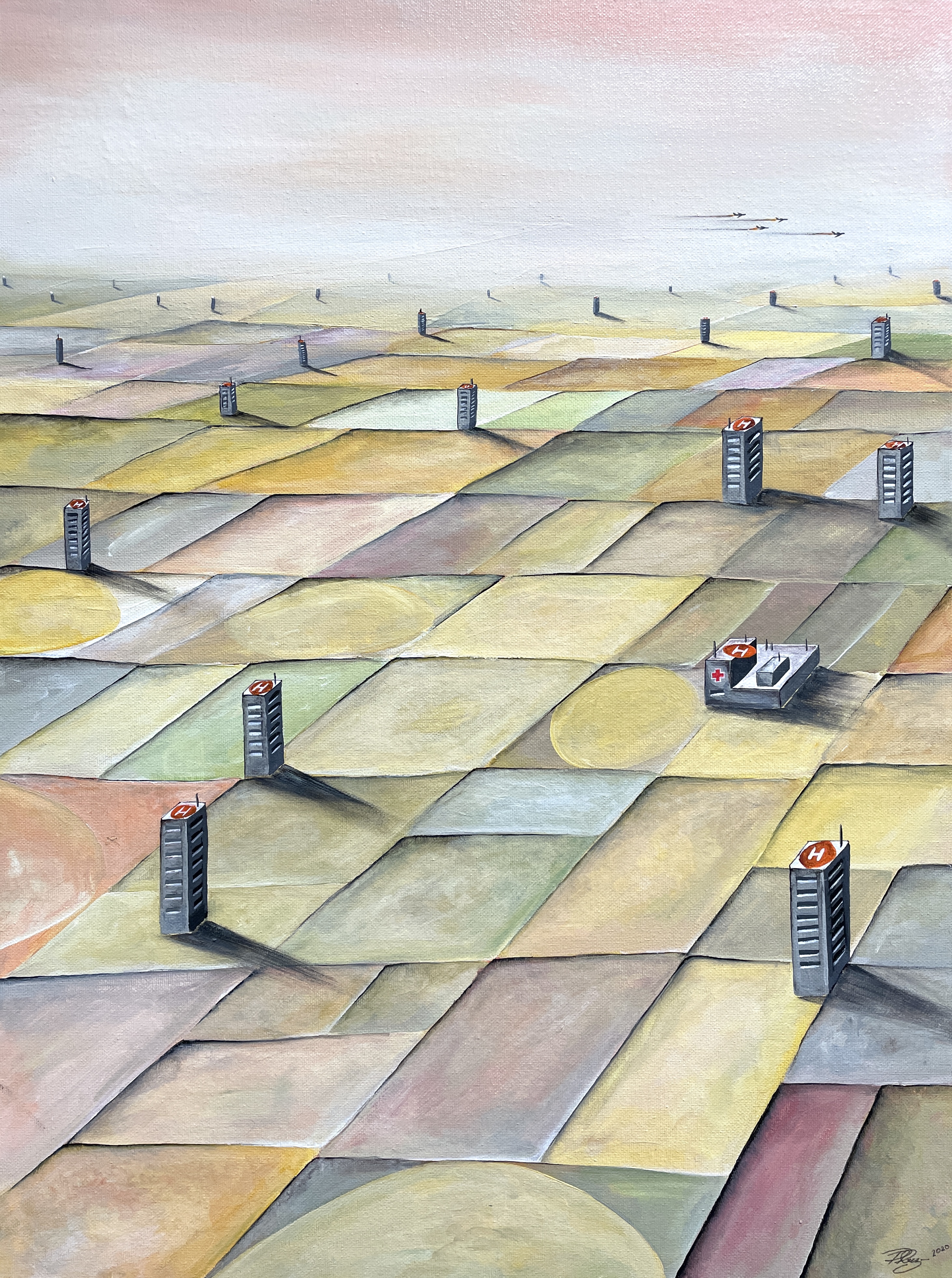 Surveillance - 12/2020 - 18" x 24" (45.7 cm x 61.0 cm)