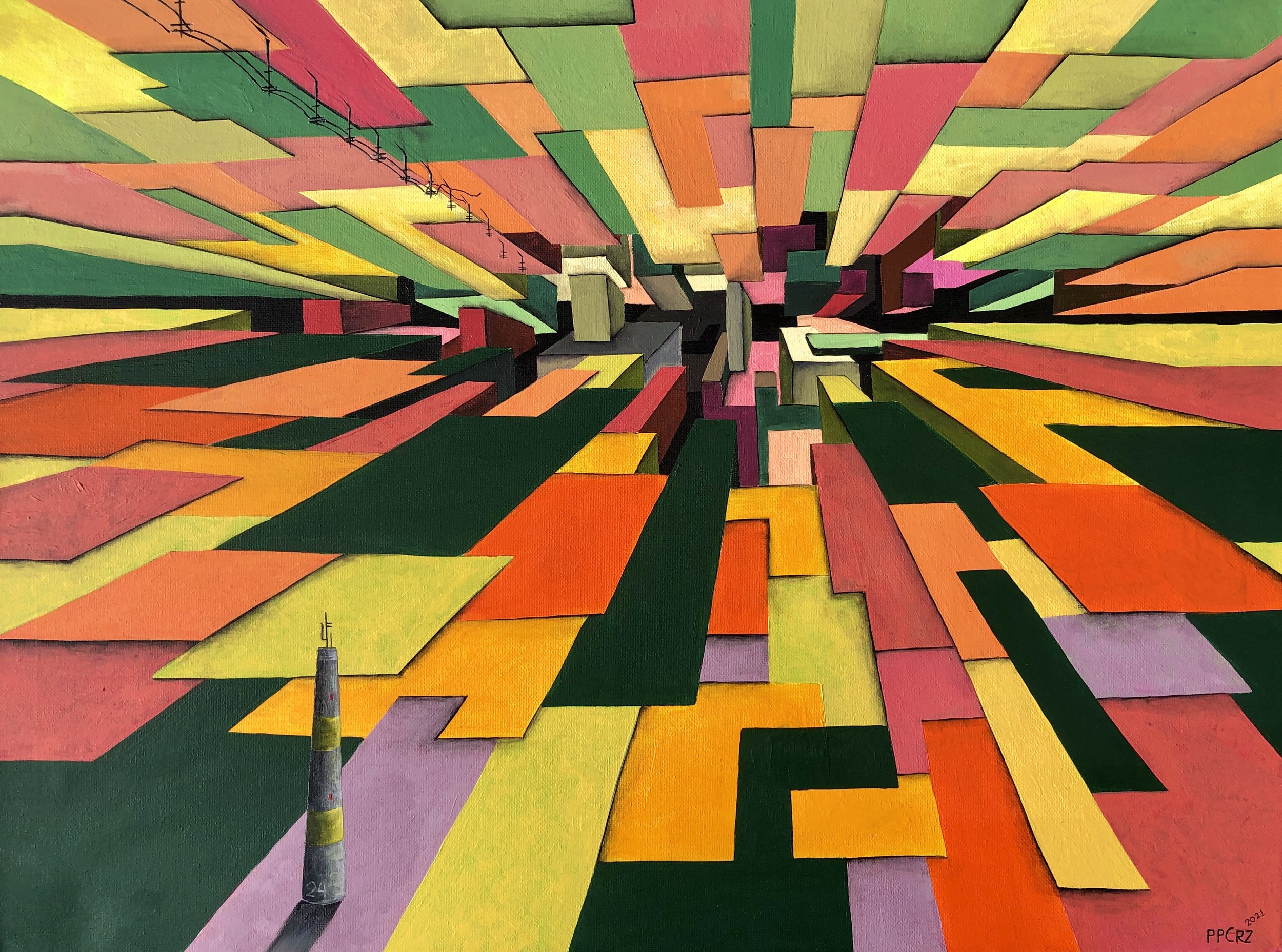 Wormhole - 01/2021 - 18" x 24" (45.7 cm x 61.0 cm)